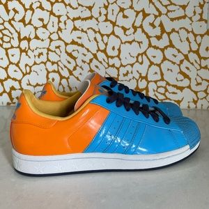 RARE adidas “soles and stripes” superstars